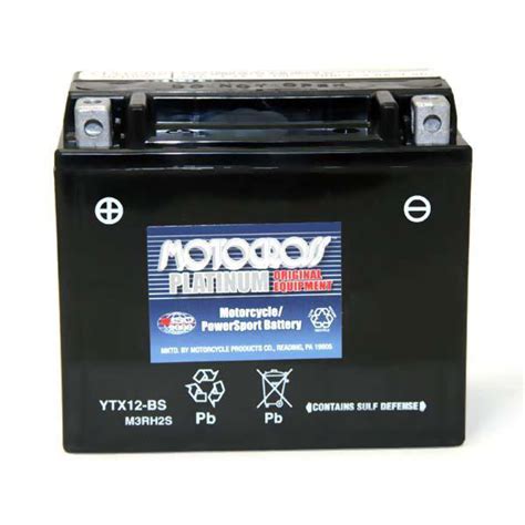 YTX12 BS Motocross 12v 180 CCA Sealed AGM Honda Motorcycle Battery