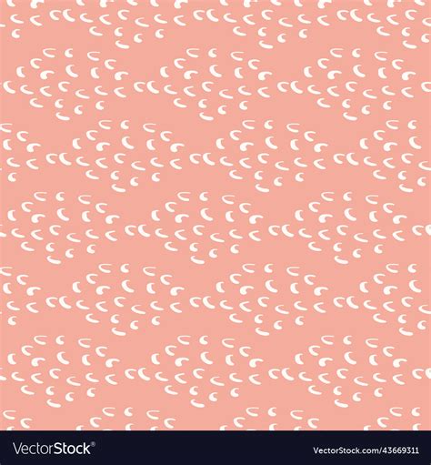 Modern scallop shell seamless pattern Royalty Free Vector