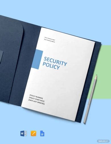 Security Policy Template 13 Free Word Pdf Document Downloads Free