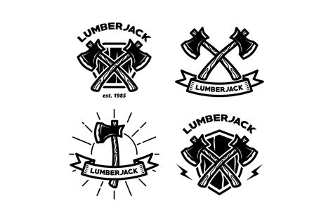 Lumberjack Vector Logo Graphic by djankrixz.studio · Creative Fabrica