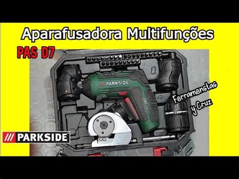 Aparafusadora Multifun Es V Parkside Em Youtube