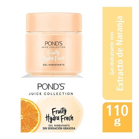 Gel Facial Ponds Fruity Hydra Fresh Hidratante Naranja 110 G Walmart