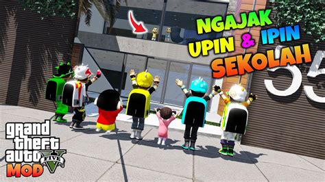 GTA 5 MOD BOBOIBOY KUASA 5 JEMPUT TEMAN TEMAN UNTUK PERGI KE SEKOLAH