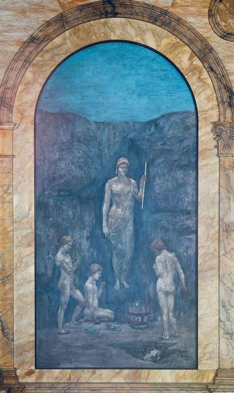 Chavannes Gallery Murals The Muses Of Inspiration Hail The Spirit The