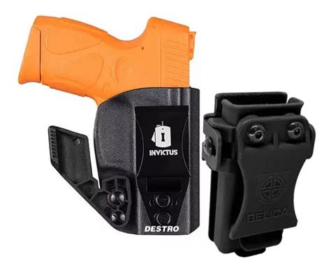 Coldre Velado Kydex Invictus G2c G3c G3 Porta Carregador