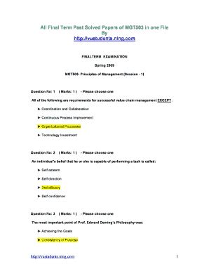 Mgt503 Midterm Solved Papers Complete With Ease AirSlate SignNow