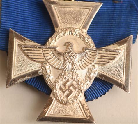 Regimentals German Wwii I Year Police Long Service Medal