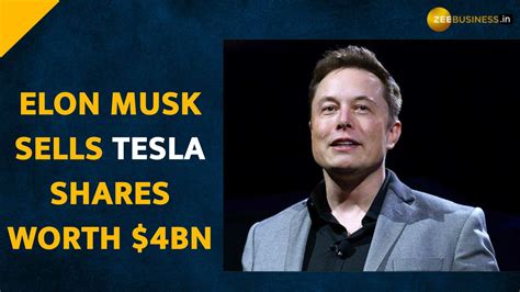 After Buying Twitter Elon Musk Sells Tesla Stock Worth About 4