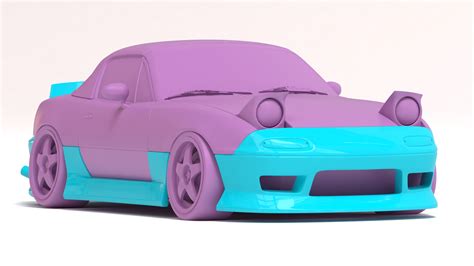 Miata KBD Body Kit Printable 3D Print Model In Automotive 58 OFF