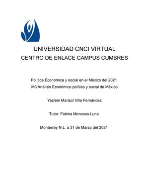 Actividad 1 Análisis económico UNIVERSIDAD VIRTUAL CNCI ANÁLISIS