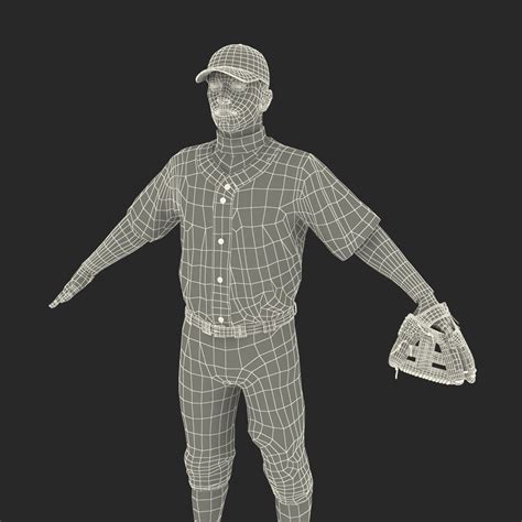 baseball player generic  model  ds cd fbx ma obj max
