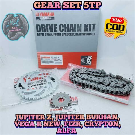 Jual GEARSET 5TP Motor YAMAHA JUPITER Z Lama JUPITER Z BURHAN Burung