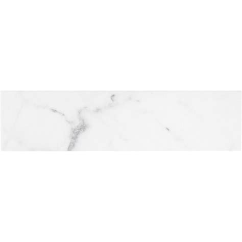 Carrara White Marble Effect Matt Brick Wall Tiles