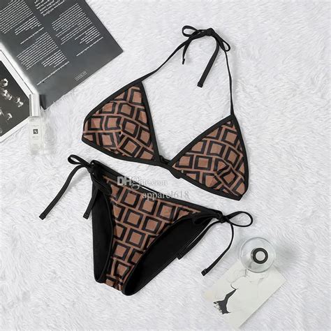 Designer Women S Brown Bikini Set Sexy And Fashionable Swimwear For
