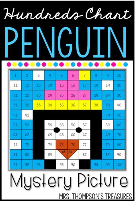 Hundreds Chart Winter Penguin Classroom Freebies