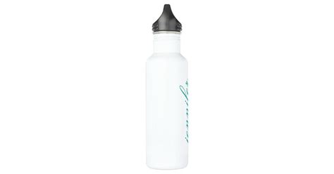 Custom Color Maid Of Honor Water Bottle Zazzle