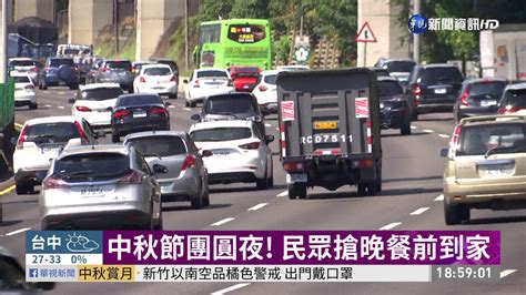 中秋連假首日國道紫爆 明南下湧車潮 華視新聞 20190913 Youtube