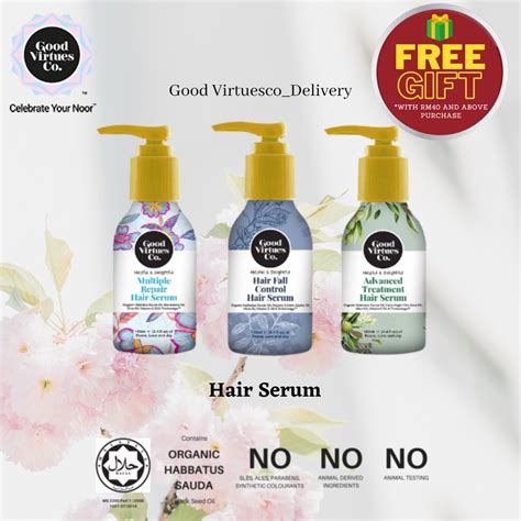 Good Virtues Co Gvc Hair Serum Free Gift Purchase Over Rm While