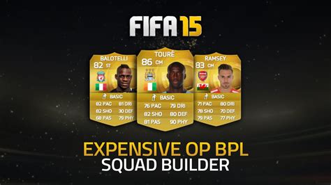 250K OP BPL SQUAD BUILDER w YAYA TOURÉ MORE FIFA 15 ULTIMATE