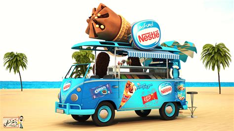 Nestle Ice Cream Truck Behance