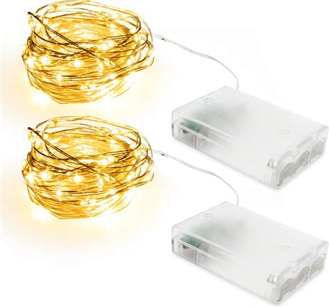 Jsdoin Lucine Led Decorative A Batteria M Led Filo Luci Natale Led