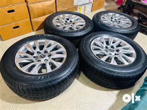 Fortuner Original Sigma 4 Hulix Alloys 18 Inch With Bridgstone Tyres Spare Parts 1752415441