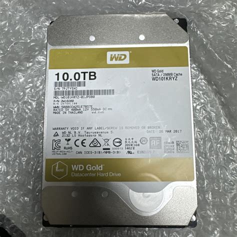 Western Digital Tb Wd Gold Enterprise Class Sata Internal Hdd