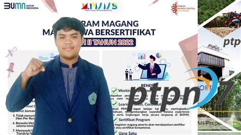 Mahasiswa D3 MI Lolos seleksi Program Magang Mahasiswa Bersertifikat Batch II 2022 di PTPN7 - D3 ...