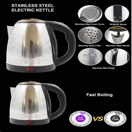 Hot Sale Jug Pemanas Air Kettle Stainless Steel Electric Automatic