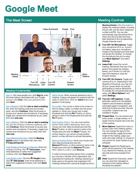 Google Meet Courseware CustomGuide