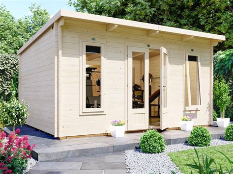 Terminator Pent Log Cabin 4 5m X 3 5m Dunster House