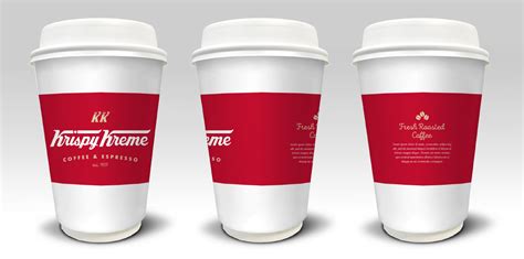 Krispy Kreme Coffee Cup Design On Behance