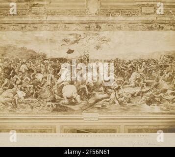 Battle Of The Milvian Bridge By Giulio Romano Stock Photo Alamy