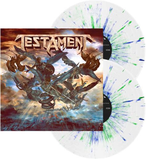 Testament The Formation Of Damnation 2lp Color Vinyl Wax Trax Records