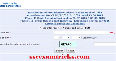 Sbi Po Cut Off Sbi Co In Probationary Officer Final Merit List