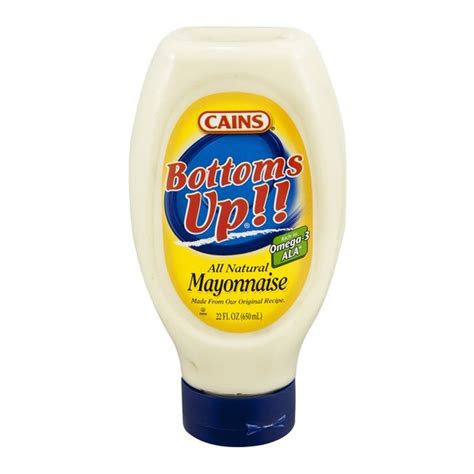 Cains Bottoms Up Mayonnaise All Natural 22 Fl Oz Instacart