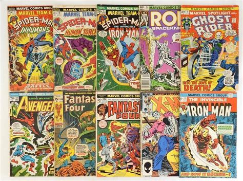 10 Bronze Age Marvel Comics X Men Auction