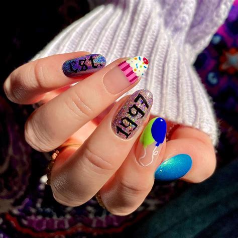 27 Birthday Manicure Ideas That Call For A Celebration