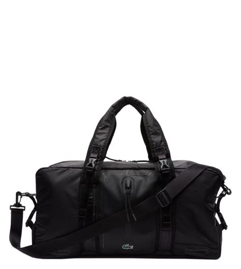 Buy Lacoste Black Match Point Sports Large Duffle Bag For Men Online