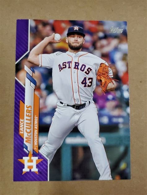 Topps Series Meijer Purple Sp Lance Mccullers Houston