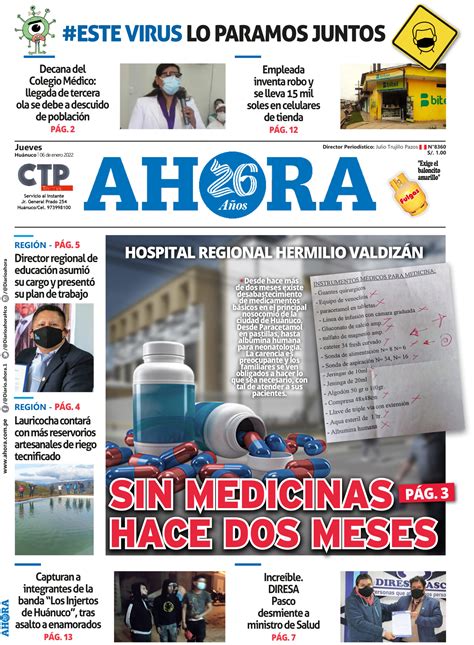 Edici N Digital Diario Ahora Diario Ahora