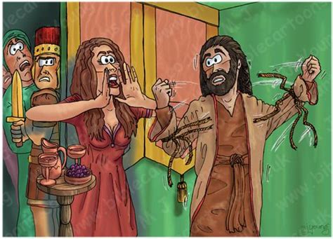 Judges 16 Samson And Delilah Scene 05 New Ropes A Photo On