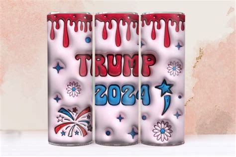 D Inflated Trump Tumbler Wraps Designs Graphics