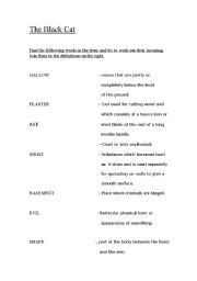 Edgar Allan Poe The Black Cat Esl Worksheet By Wakewinha