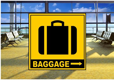 Baggage Check In Sign