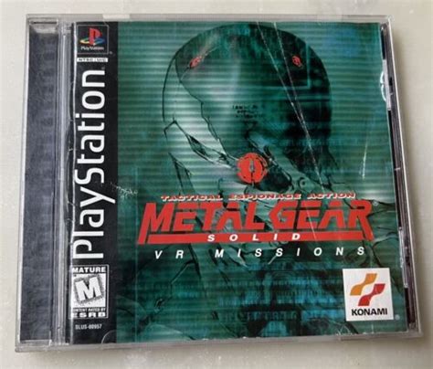 Metal Gear Solid Vr Missions Ps1 Sony Playstation 1 1999cib Tested