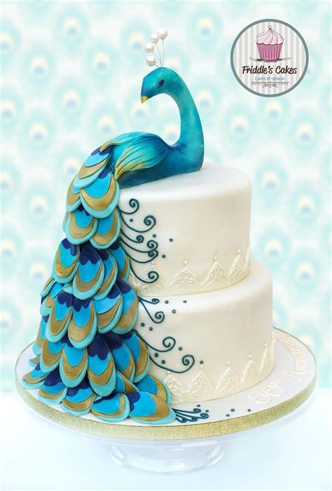 Pastel Tem Tico De Pavo Real Birthday Cake Cake Peacock Cake