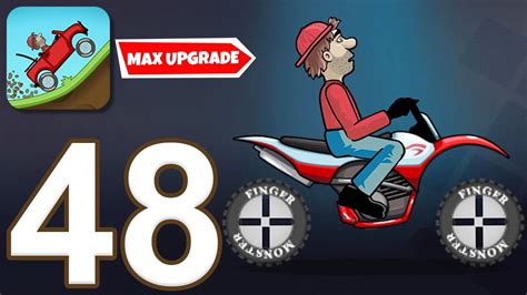 Hill Climb Racing Gameplay Walkthrough Part 48 Motocross Bike Max