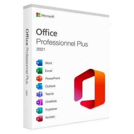 Microsoft Office 2021 Professionnelle Plus Matériel Informatique