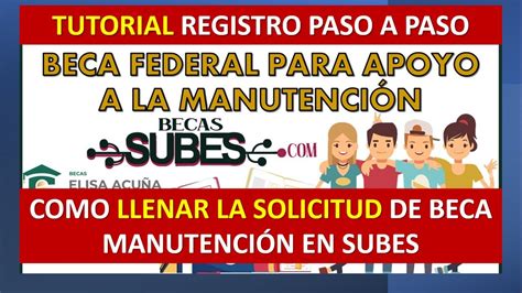 Como Registrarse Paso A Paso En SUBES YouTube